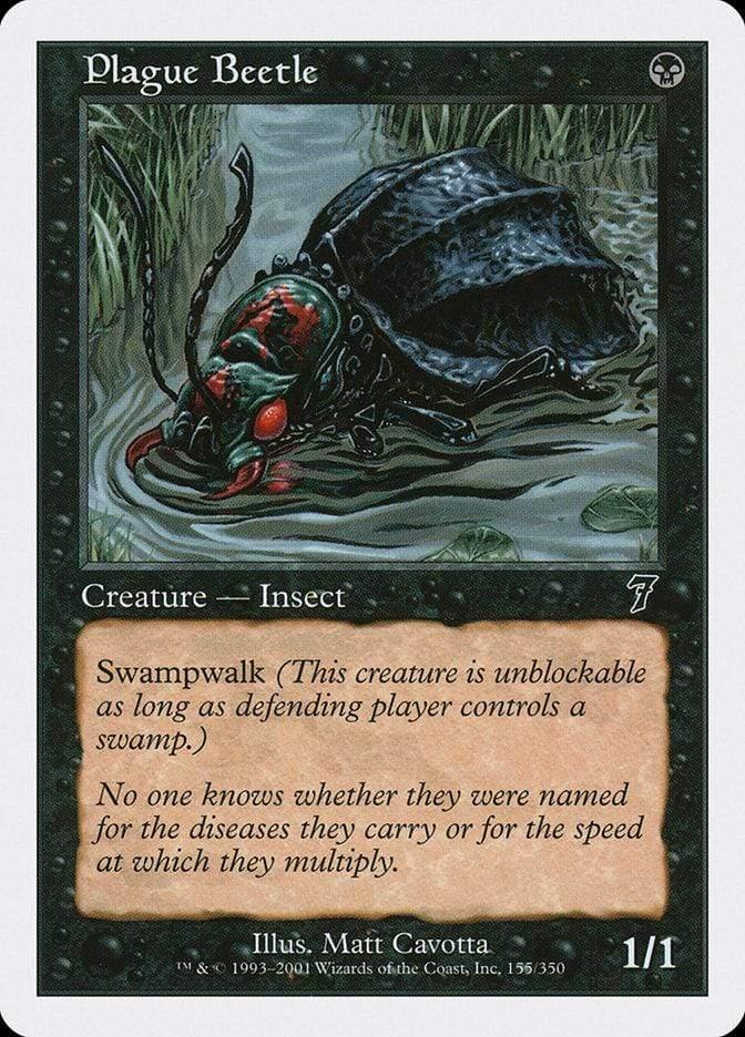 Magic: The Gathering MTG Single Plague Beetle [Seventh Edition]