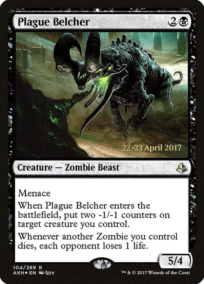 Magic: The Gathering MTG Single Plague Belcher  [Amonkhet Prerelease Promos]
