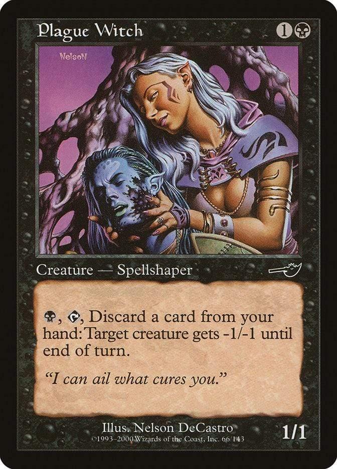 Magic: The Gathering MTG Single Plague Witch [Nemesis]