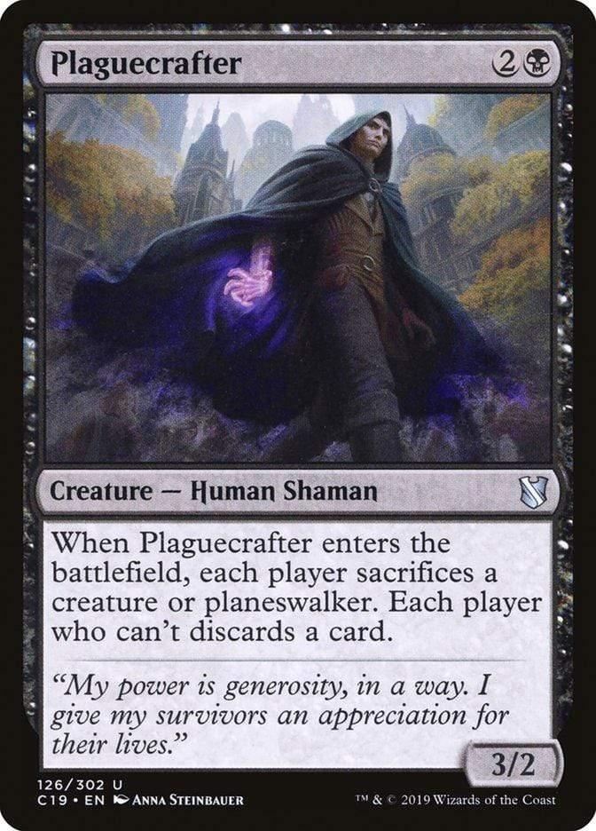 Magic: The Gathering MTG Single Plaguecrafter [Commander 2019]