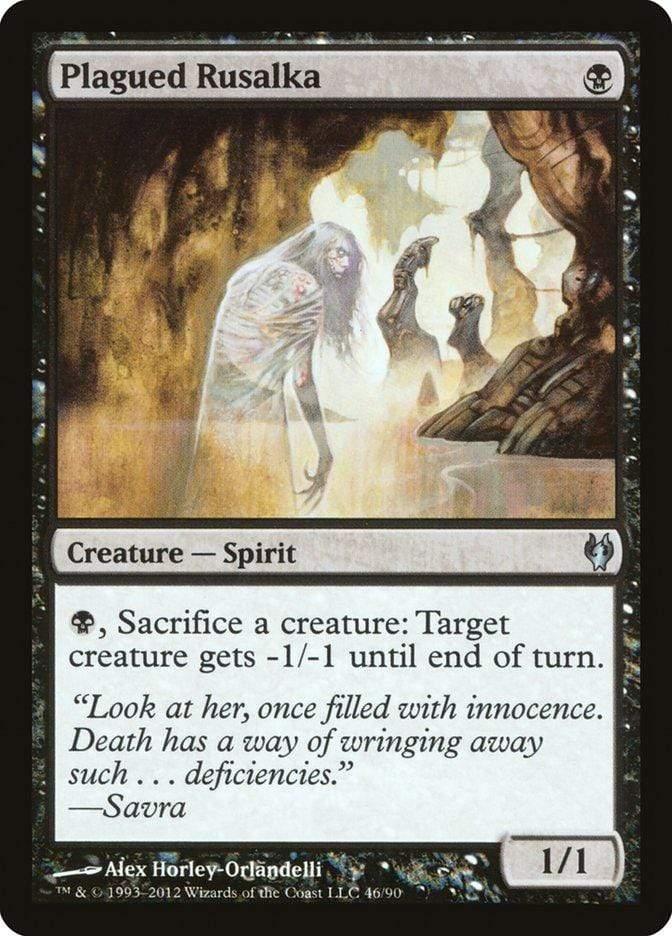 Magic: The Gathering MTG Single Plagued Rusalka [Duel Decks: Izzet vs. Golgari]