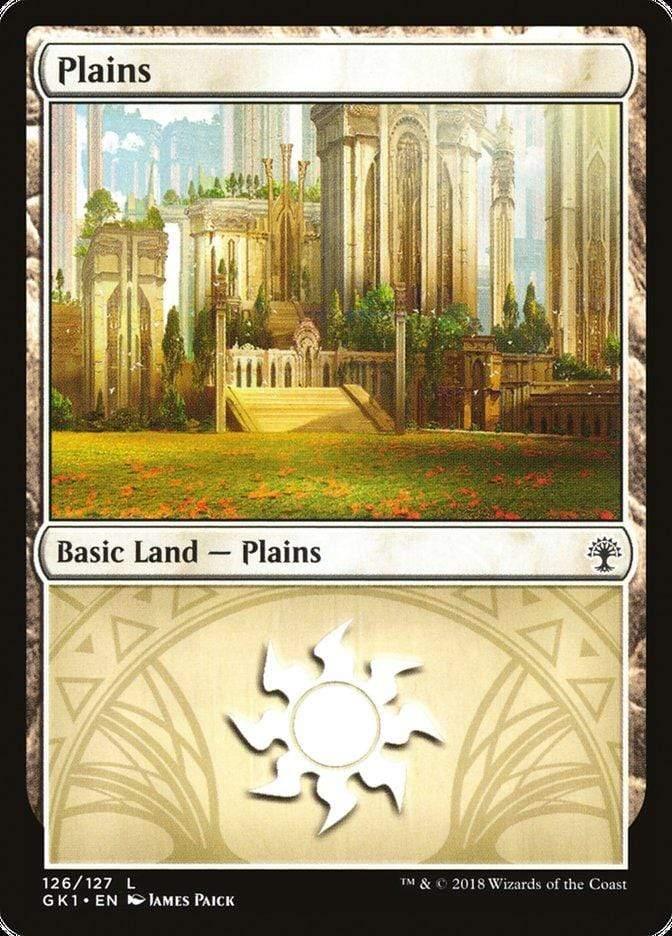 Magic: The Gathering MTG Single Plains (126) [Guilds of Ravnica Guild Kit]