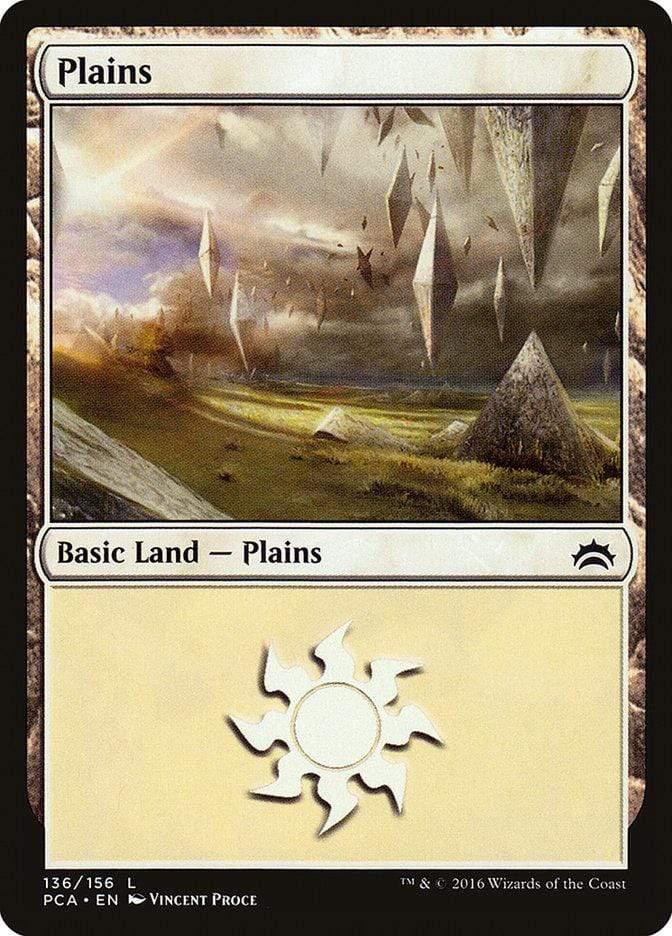 Magic: The Gathering MTG Single Plains (136) [Planechase Anthology]
