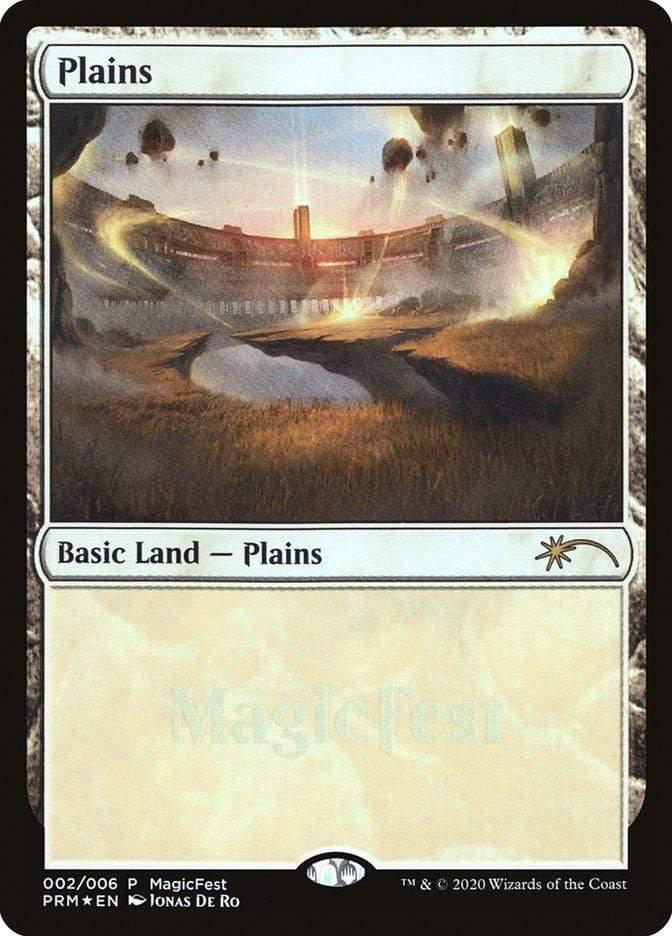 Magic: The Gathering MTG Single Plains (2) [MagicFest]