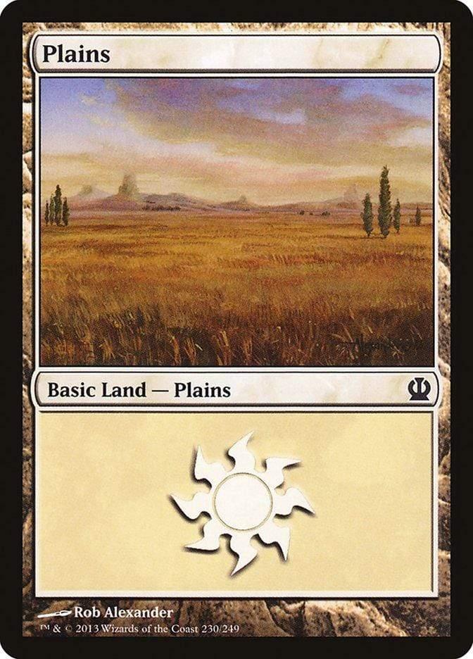 Magic: The Gathering MTG Single Plains (230) [Theros]