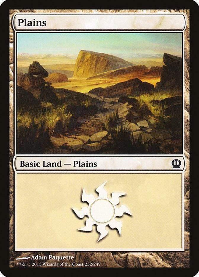 Magic: The Gathering MTG Single Plains (232) [Theros]