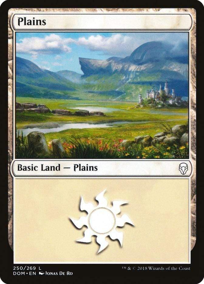 Magic: The Gathering MTG Single Plains (250) [Dominaria]