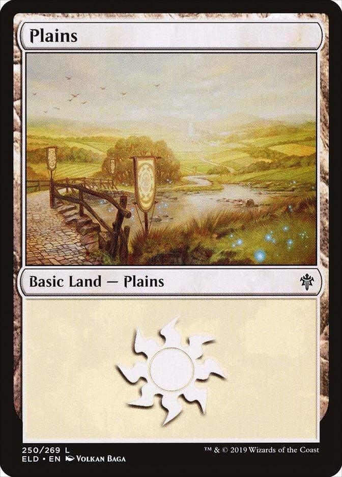 Magic: The Gathering MTG Single Plains (250) [Throne of Eldraine]