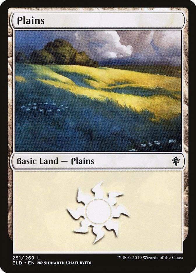 Magic: The Gathering MTG Single Plains (251) [Throne of Eldraine]