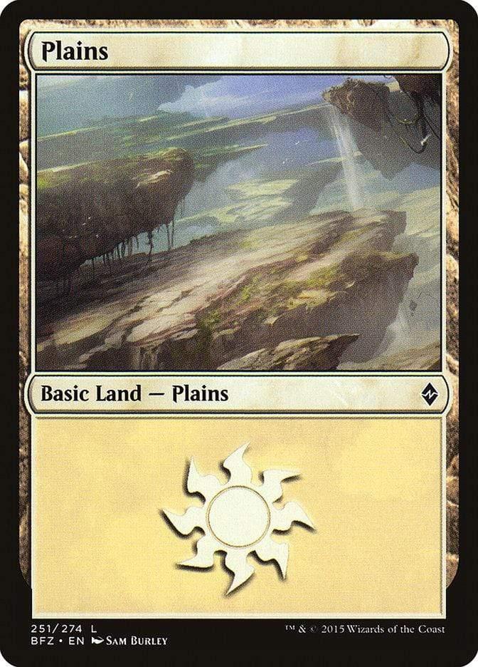 Magic: The Gathering MTG Single Plains (251a) [Battle for Zendikar]