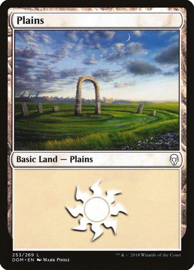 Magic: The Gathering MTG Single Plains (253) [Dominaria]
