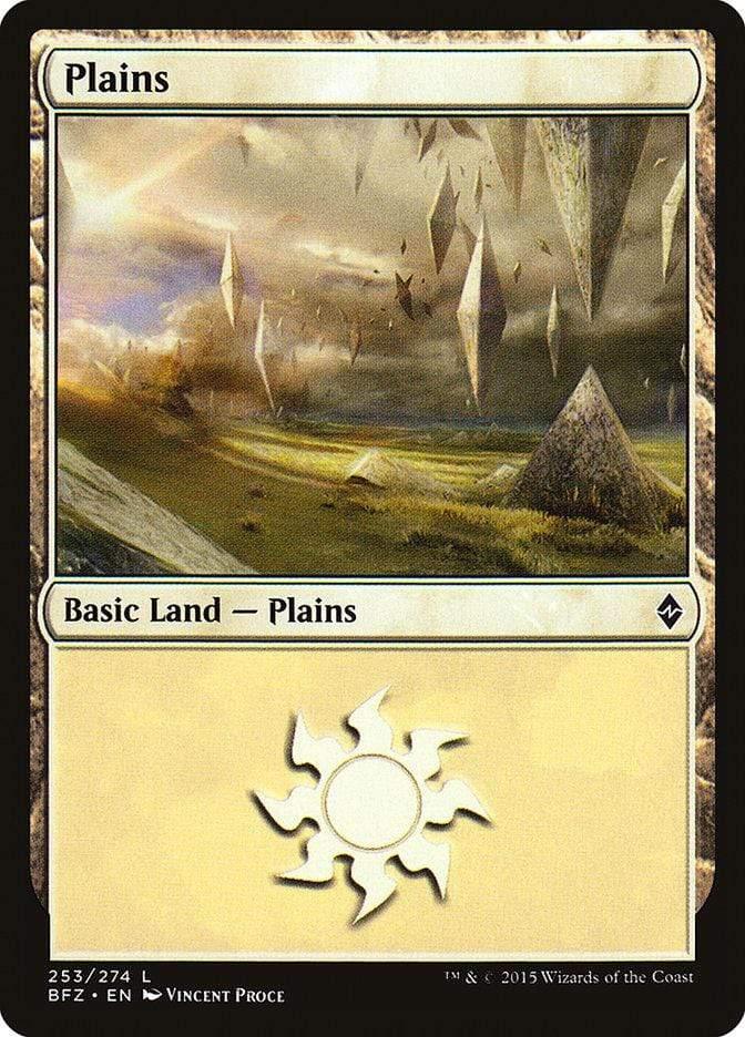 Magic: The Gathering MTG Single Plains (253a) [Battle for Zendikar]
