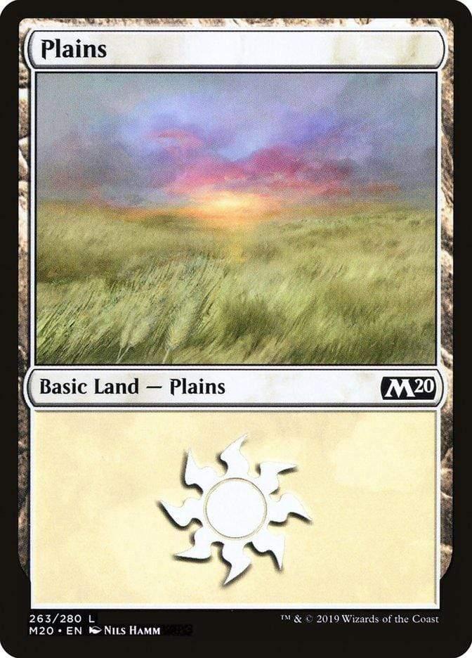 Magic: The Gathering MTG Single Plains (263) [Core Set 2020]