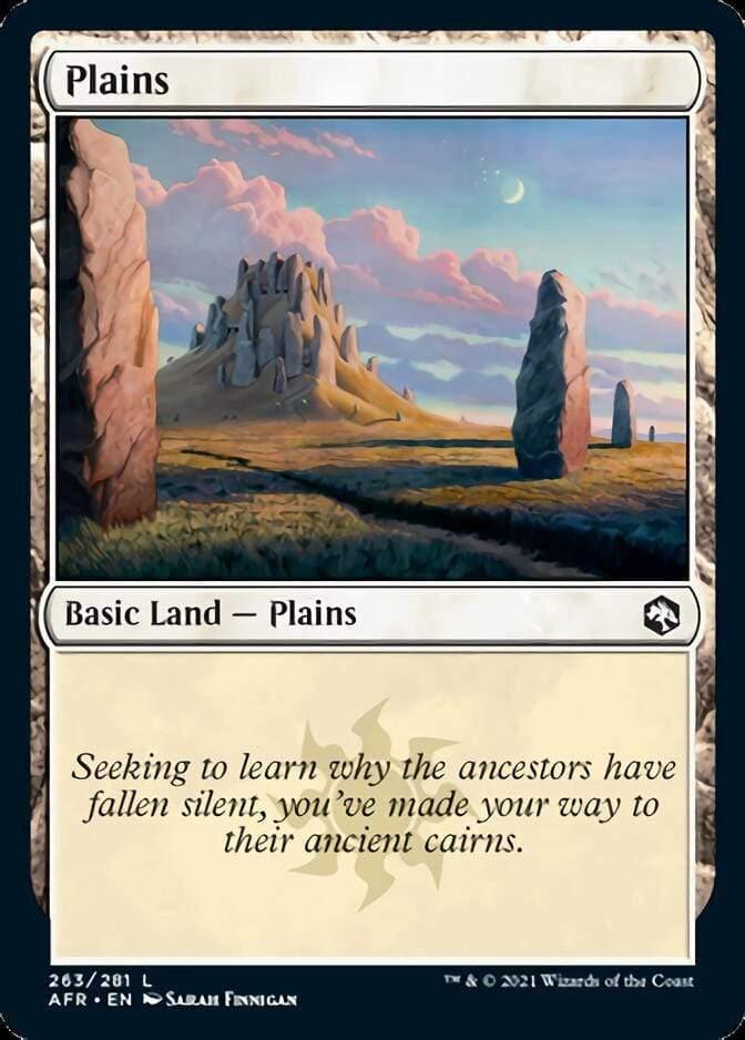 Magic: The Gathering MTG Single Plains (263) [Dungeons & Dragons: Adventures in the Forgotten Realms]