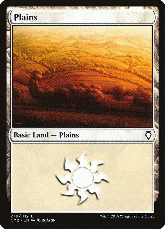 Magic: The Gathering MTG Single Plains (279) [Commander Anthology Volume II]