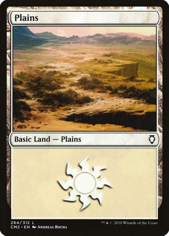 Magic: The Gathering MTG Single Plains (284) [Commander Anthology Volume II]