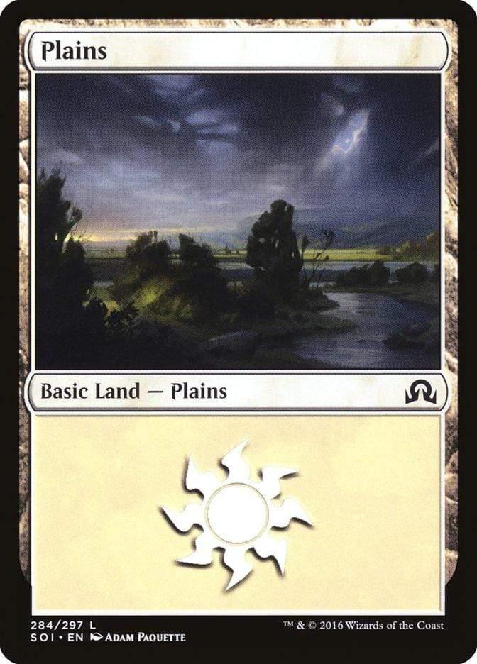Magic: The Gathering MTG Single Plains (284) [Shadows over Innistrad]
