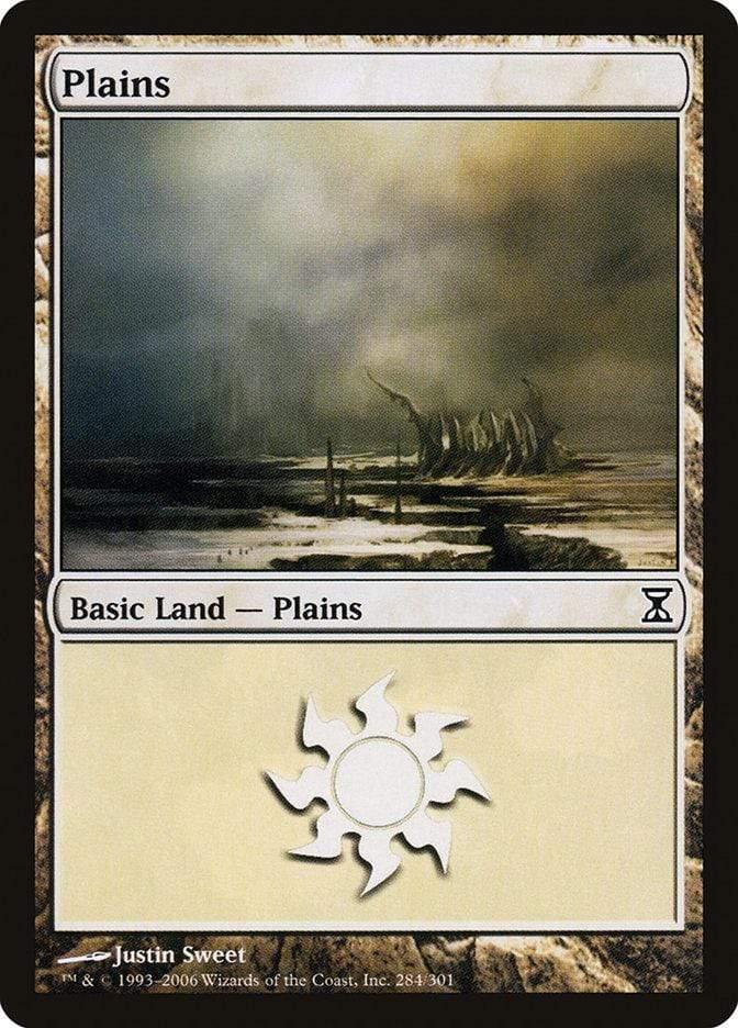 Magic: The Gathering MTG Single Plains (284) [Time Spiral]