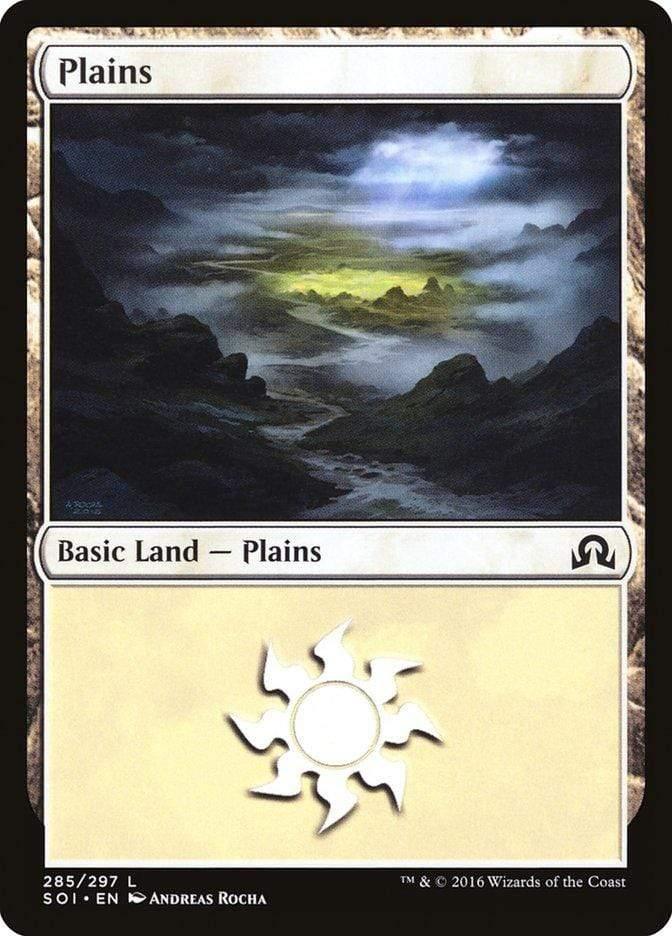 Magic: The Gathering MTG Single Plains (285) [Shadows over Innistrad]