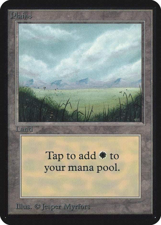 Magic: The Gathering MTG Single Plains (286) [Limited Edition Alpha]