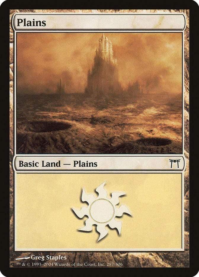 Magic: The Gathering MTG Single Plains (287) [Champions of Kamigawa]