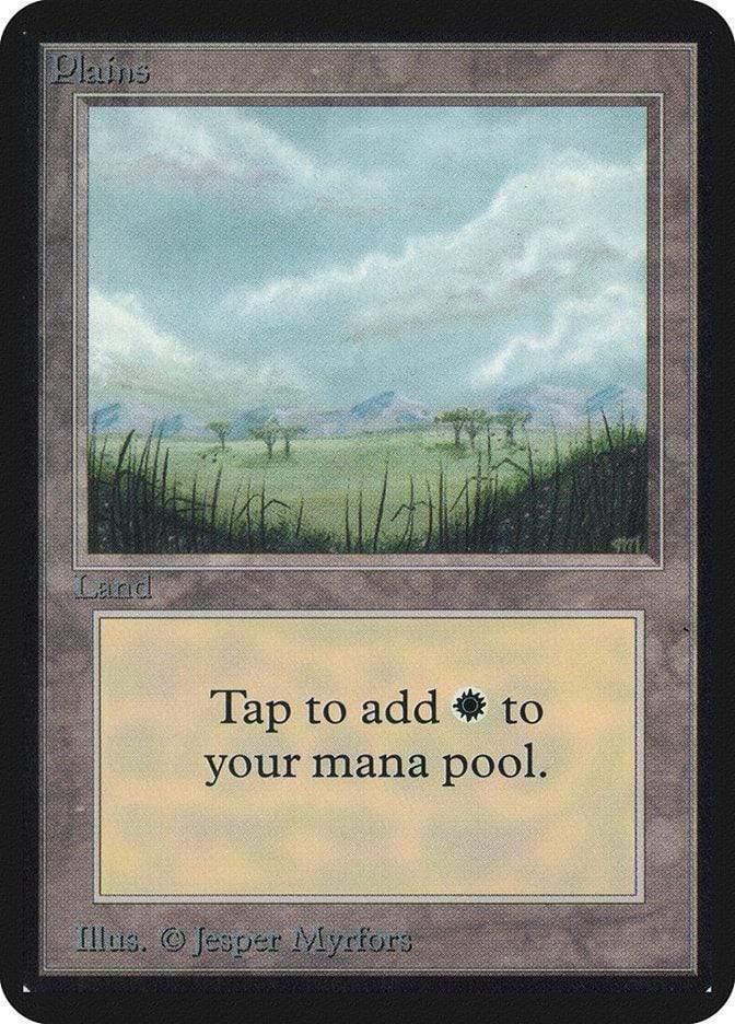 Magic: The Gathering MTG Single Plains (287) [Limited Edition Alpha]