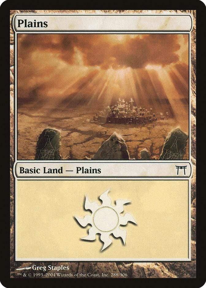 Magic: The Gathering MTG Single Plains (288) [Champions of Kamigawa]