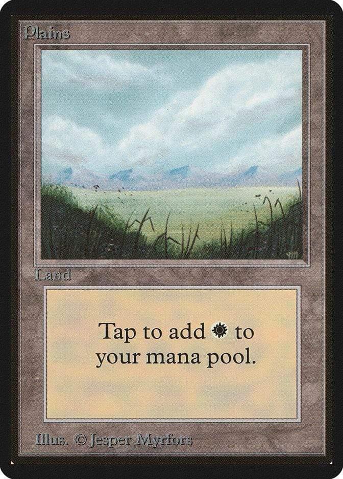 Magic: The Gathering MTG Single Plains (288) [Limited Edition Beta]