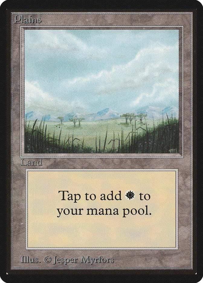 Magic: The Gathering MTG Single Plains (289) [Limited Edition Beta]