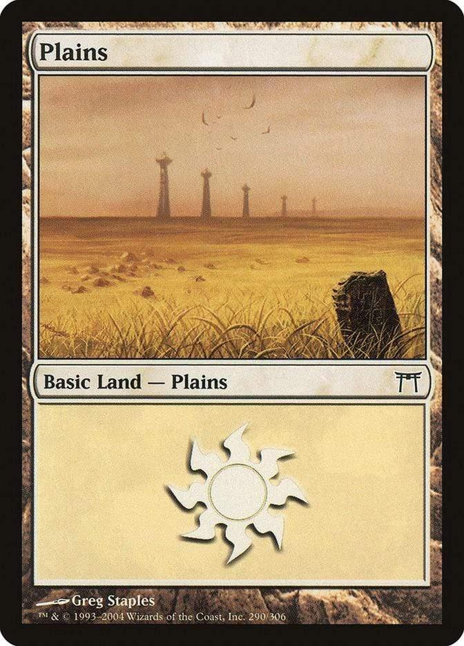 Magic: The Gathering MTG Single Plains (290) [Champions of Kamigawa]