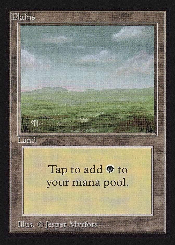 Magic: The Gathering MTG Single Plains (290) [International Collectors’ Edition]