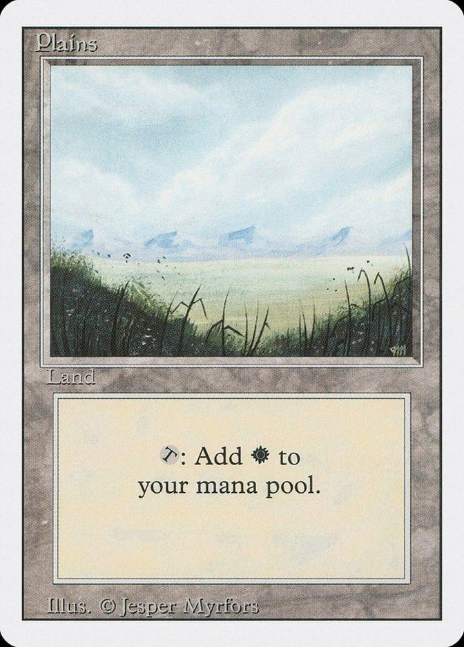 Magic: The Gathering MTG Single Plains (292) [Revised Edition]
