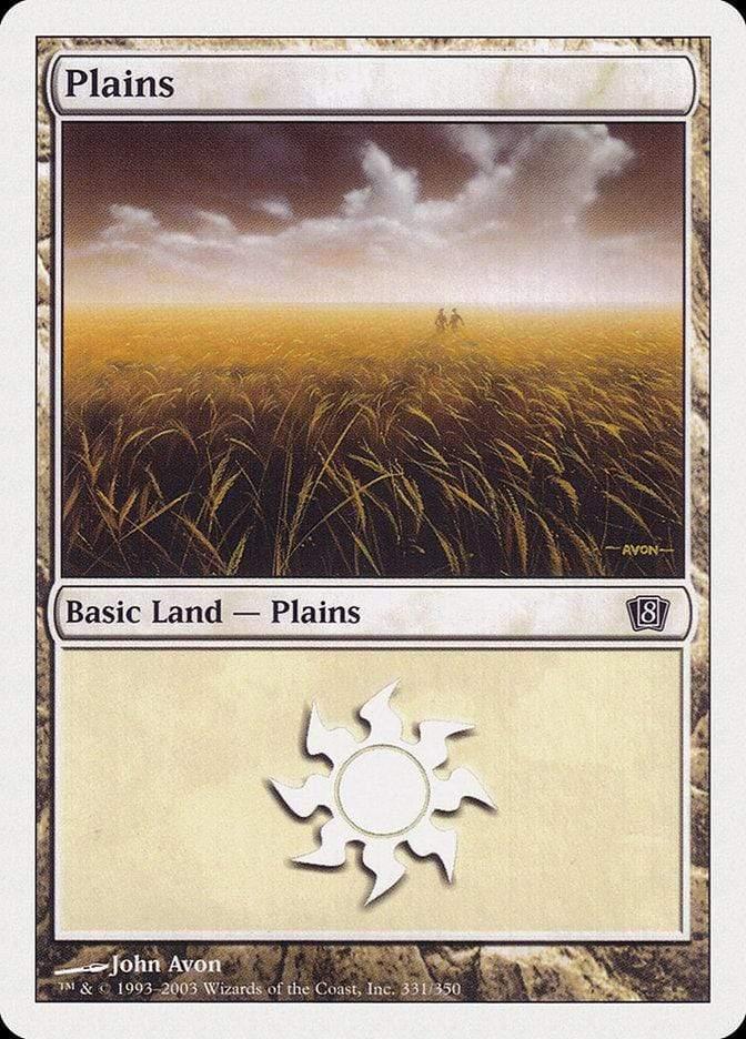 Magic: The Gathering MTG Single Plains (331) [Eighth Edition]