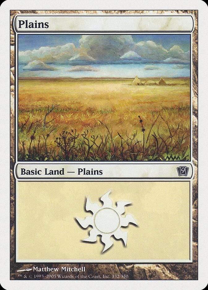 Magic: The Gathering MTG Single Plains (332) [Ninth Edition]
