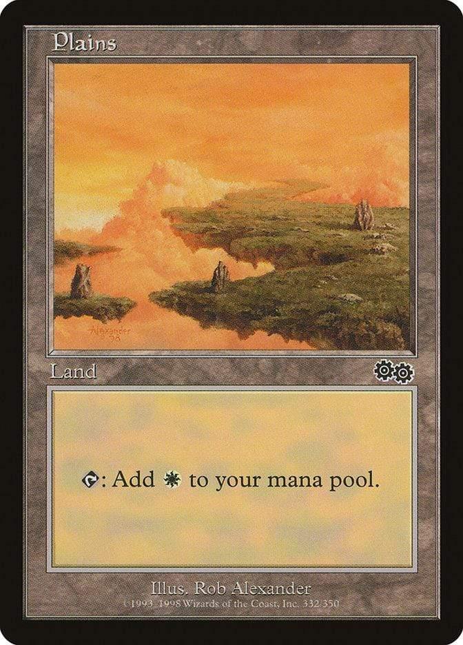 Magic: The Gathering MTG Single Plains (332) [Urza's Saga]