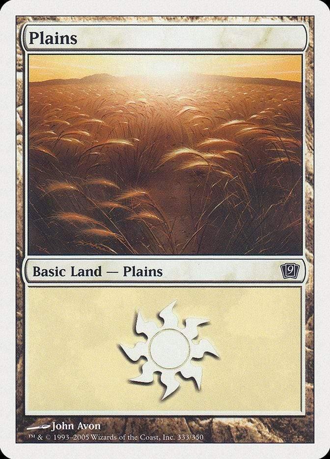 Magic: The Gathering MTG Single Plains (333) [Ninth Edition]