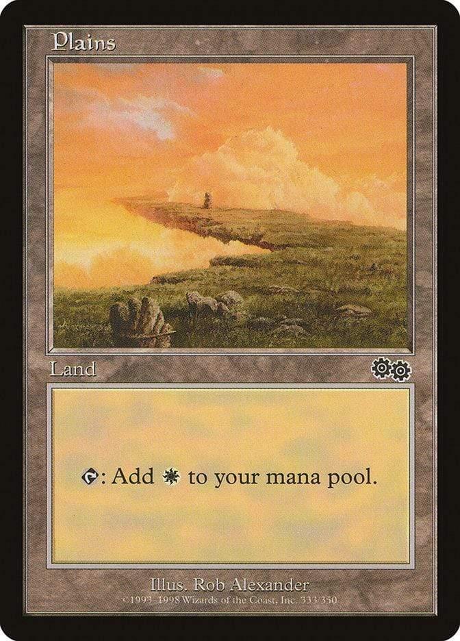 Magic: The Gathering MTG Single Plains (333) [Urza's Saga]