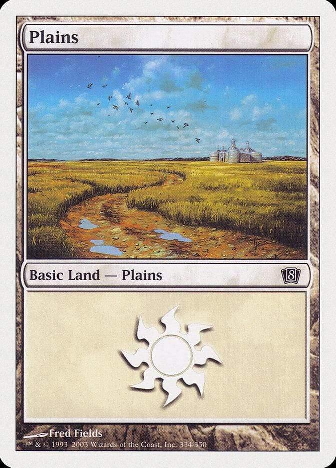 Magic: The Gathering MTG Single Plains (334) [Eighth Edition]
