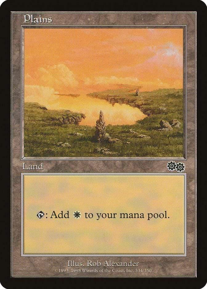 Magic: The Gathering MTG Single Plains (334) [Urza's Saga]