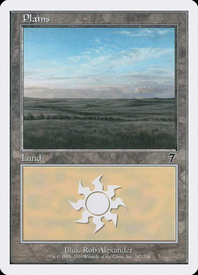 Magic: The Gathering MTG Single Plains (342) [Seventh Edition]