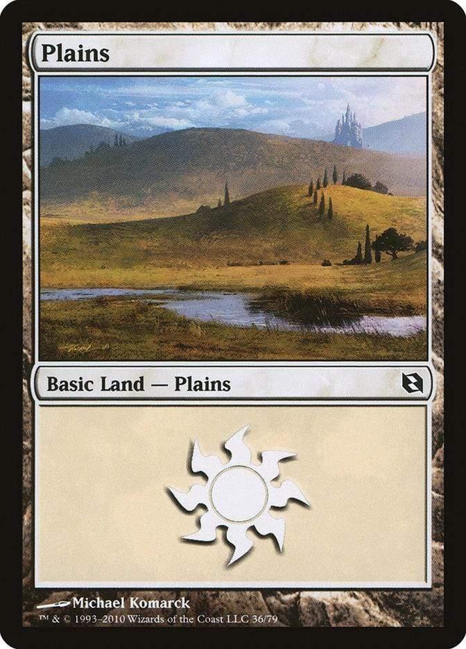 Magic: The Gathering MTG Single Plains (36) [Duel Decks: Elspeth vs. Tezzeret]