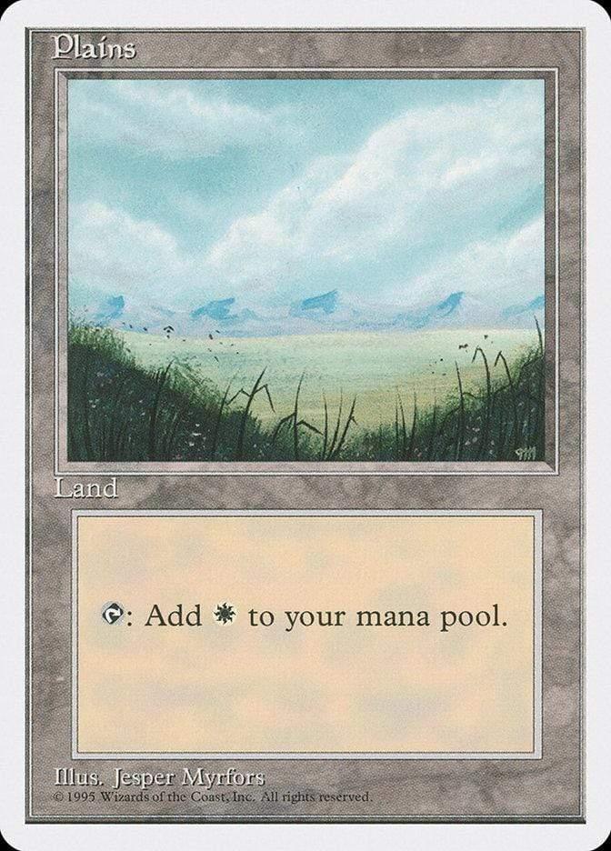 Magic: The Gathering MTG Single Plains (364) [Fourth Edition]