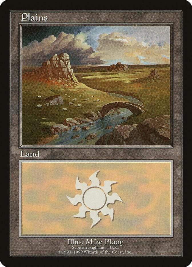 Magic: The Gathering MTG Single Plains (4) [European Land Program]