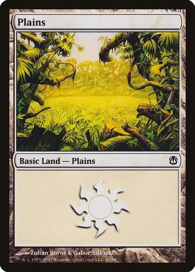 Magic: The Gathering MTG Single Plains (40) [Duel Decks: Ajani vs. Nicol Bolas]