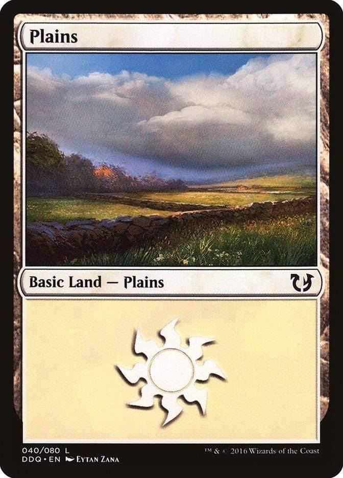 Magic: The Gathering MTG Single Plains (40) [Duel Decks: Blessed vs. Cursed]