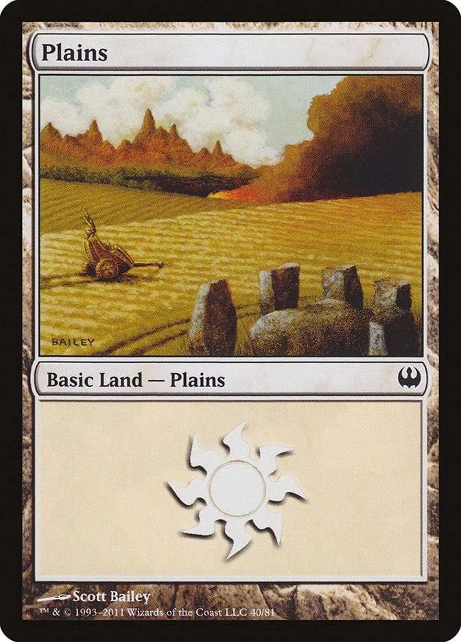 Magic: The Gathering MTG Single Plains (40) [Duel Decks: Knights vs. Dragons]