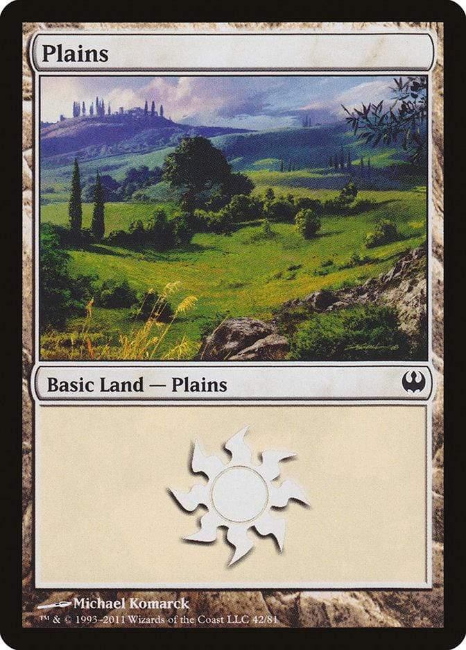 Magic: The Gathering MTG Single Plains (42) [Duel Decks: Knights vs. Dragons]