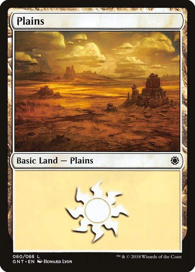 Magic: The Gathering MTG Single Plains (60) [Game Night]
