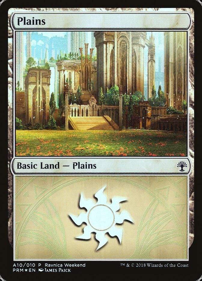 Magic: The Gathering MTG Single Plains (A10) [Guilds of Ravnica Ravnica Weekend]