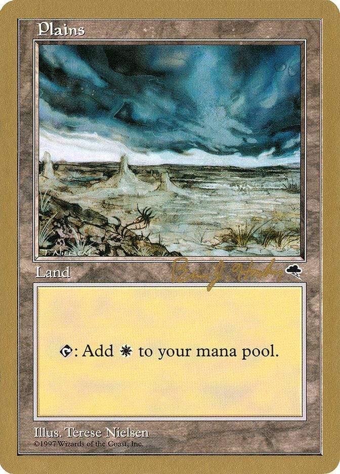 Magic: The Gathering MTG Single Plains (bh334) [World Championship Decks 1998]